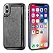 HianDier Wallet Case for iPhone Xs, Slim Protective Case Card Slot Holder Flip Folio Soft PU Leather Defender Magnetic Closure Cover Apple iPhone Xs 5.8”(2018), Black