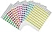 Goldistock Wristbands Happy Face 350 Ct. Variety Pack - ¾” Arm Bands – 50 Each: Neon Yellow, Orange,Green, Pink, Aqua, Purple & Red - Paper-Like Party Armbands - Wrist Bands for Events