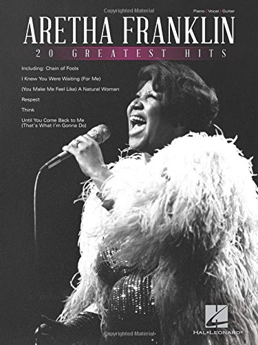 Amazon Aretha Franklin 20 Greatest Hits Piano Vocal Guitar Hal Leonard Publishing Corporation Combination Piano Vocal Guitar