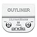 Andis 64160 UltraEdge Carbon-Infused Steel Detachable Outliner Blade, .1mm Cut Length