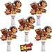 24 Pieces Thanksgiving Party Decorations Thanksgiving Sign Cutouts Thanksgiving Feast Party Supplies Centerpiece Sticks Table Cake Toppers Photo Booth Props with 6 Style Design