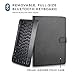 Cooper Backlight Executive Keyboard case Compatible with Sony Xperia Z4 Tablet | 2-in-1 Bluetooth Wireless Backlit Keyboard & Leather Folio Cover | 7 Color LED Keys (Black)