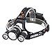 BORUIT rj-5000 Led Headlamp Rechargeable Head lamp 4 Modes Helmet Head Light Waterproof USB Headlight Adults Working Hiking Hunting Camping Head Lamp Gear