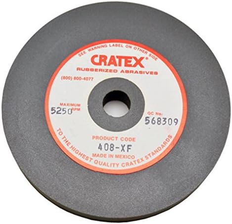 Cratex #408F Rubberized Abrasive Wheels 4X1/2X1/2 Fine