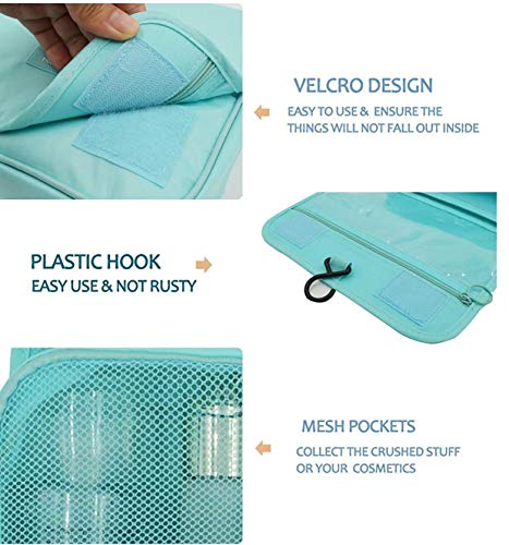 Toiletry Bag Multifunction Hanging Cosmetic Makeup Organizer - Joyphy Portable Travel Pouch Waterproof with Hook for Men and Women