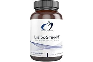 Designs for Health LibidoStim-M - Formula for Men with Tribulus, DIM + Horny Goat Weed - Non-GMO + Gluten Free Herbal Supplement to Help Maintain Normal Testosterone (60 Capsules)