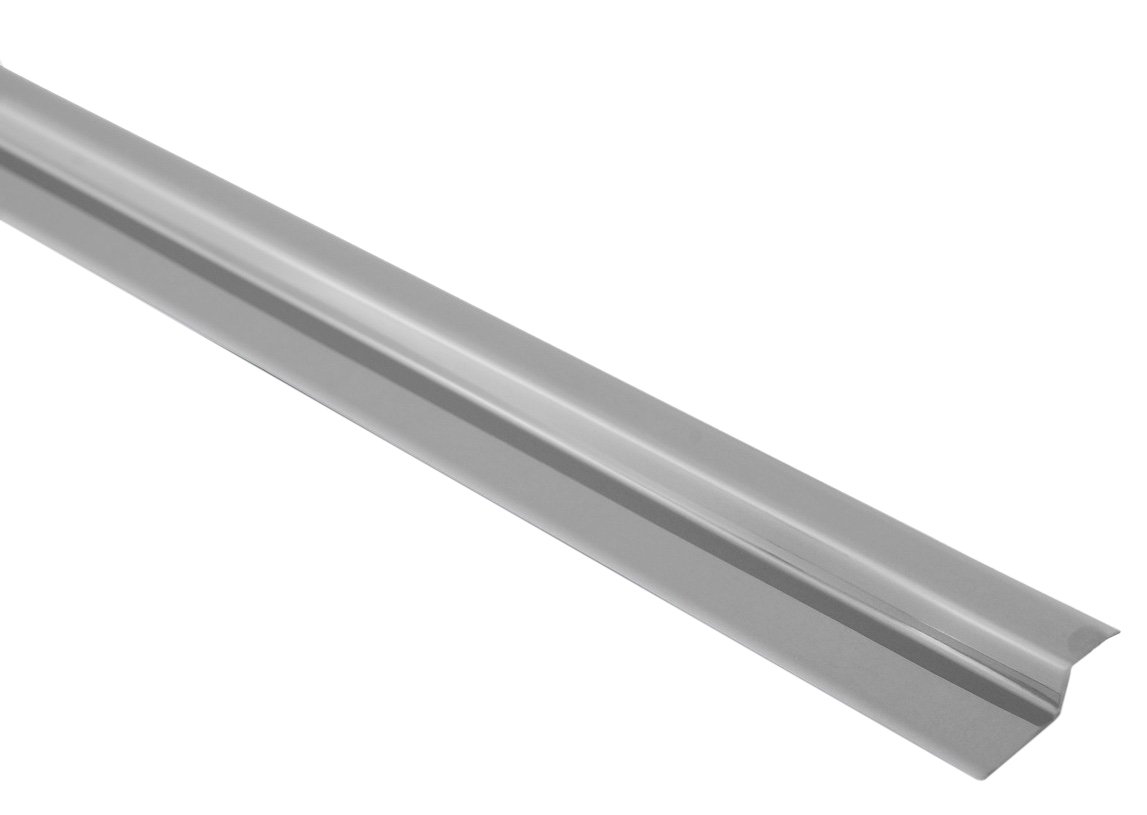 brinox b801704 – Skirting Board Stainless Steel, 100 cm) Silver