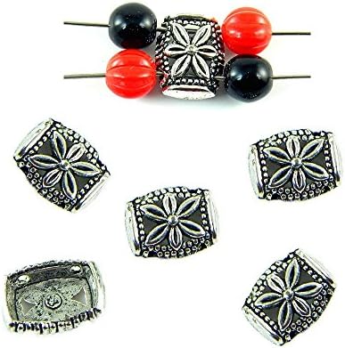 PlanetZia 20pc 2 Hole Spacer Bar Beads for Jewelry Making TVT-JEN-380