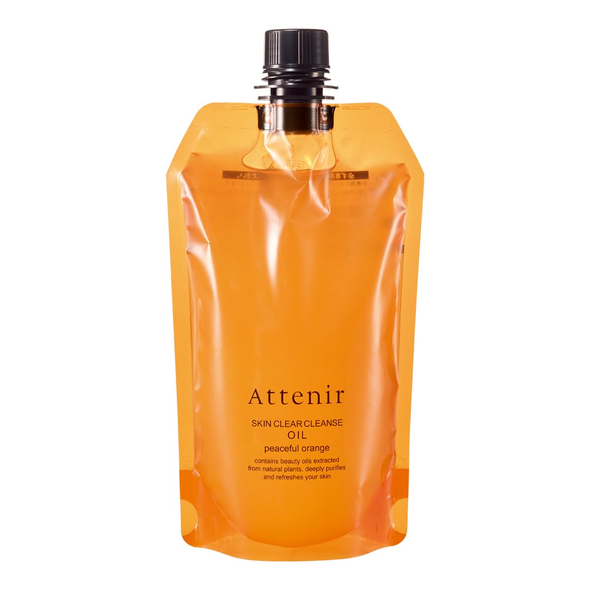 アテニア (Attenir) スキンクリア クレンズ オイル アロマタイプ 350mL (毛穴/乾燥/角質) クレンジング メイク落とし (クレンジングオイル/ダブル洗顔不要) ピースフルオレンジの香り / 約4か月分 エコパック ポンプ・ 専用ホルダー別売 詰め替え商品画像