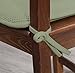 Ellington Home Non Slip Memory Foam Seat Cushion Chair Pads With Ties - 17