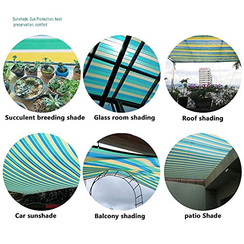 HUAHUA Sonnensegel Sonnenschutznetze Und Sonnensegel Im Freien, Strapazierfähiges Anti-Aging-Balkondach… – Bild 5