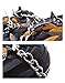 EONPOW 12 Teeth Claws Crampons Non-slip Shoes Cover Stainless Steel Chain Outdoor Ski Ice Snow Hiking Climbing