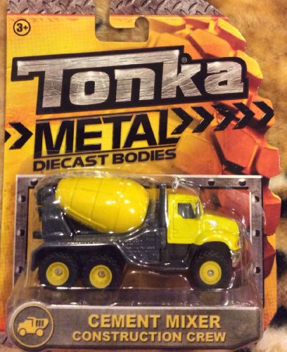 Tonka Metal Diecast Bodies - CEMENT MIXER CONSTRUCTION CREW (YELLOW)