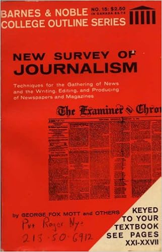 New Survey Of Journalism Barnes Noble College Outline Series