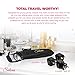 Salona Hair Straightener – 1″ Titanium Flat Iron hair straightener and curler Worldwide Dual Voltage 110-240V with Heat Resistant Travel Bagthumb 4