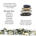 5 lbs Approx. 130 River Rocks Stones for Plants Pebbles for Indoor Plants | Aquarium Fish Tank Rocks | Polished Decorative Rocks for Vases (0.8-1.6 Inches)