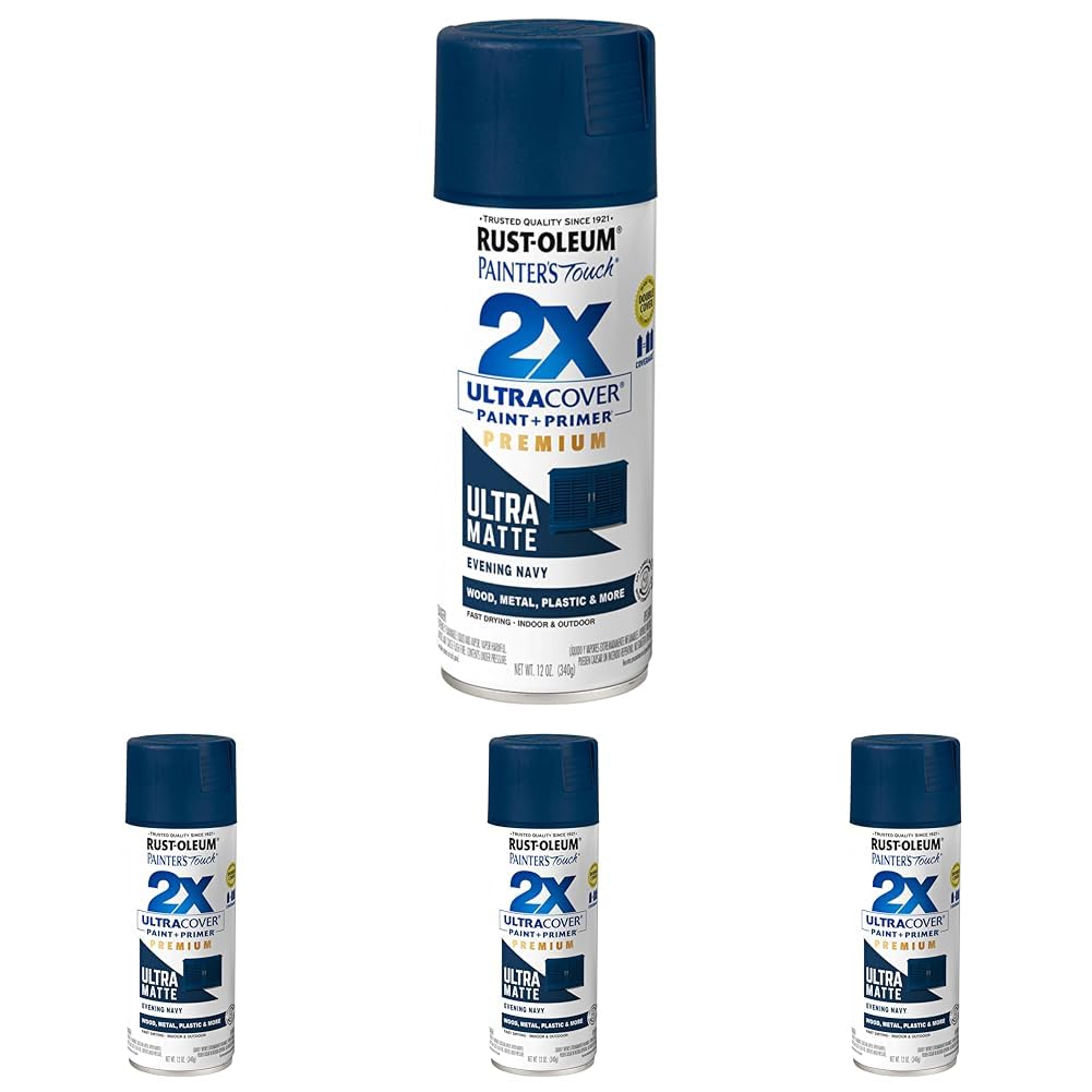 PT2X 12OZ NVY Mat Paint (Pack of 4) Image