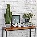 MyGift Artificial 23-Inch Hedge Cactus Plant with Gray Cement Planter