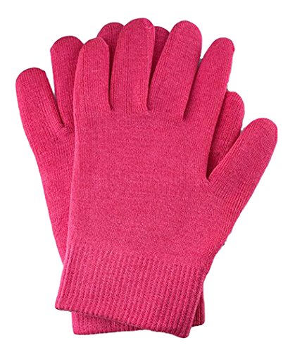 Xiaoyu Gel Spa Gloves Soften Skin Moisturizing Treatment Hand Mask Care Gloves - Rose Red