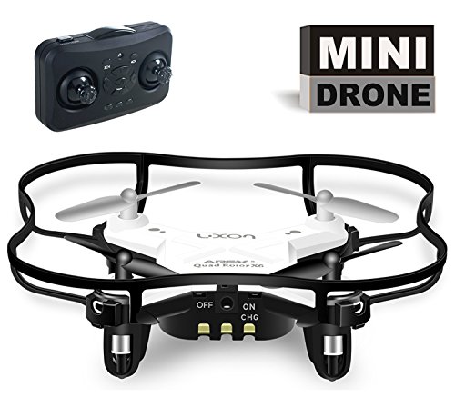 Mini RC Quadcopter 4 Channel 2.4 GHz 6-axis Gyro ,Mini Drone RTF GD50F (White)