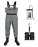 DikaSun Fishing Waders for Men & Women, Waterproof