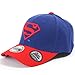 ililily Superman Baseball Cap Superman Shield Embroidery Fitted Trucker Hat