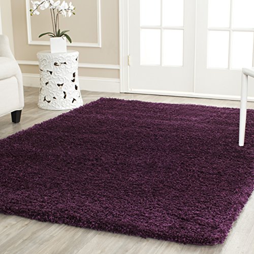 Safavieh California Premium Shag Collection SG151-7373 Purple Area Rug (4' x 6')