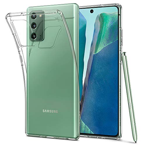 Spigen Cover Liquid Crystal Compatibile con Samsung Galaxy Note 20 - Crystal Clear