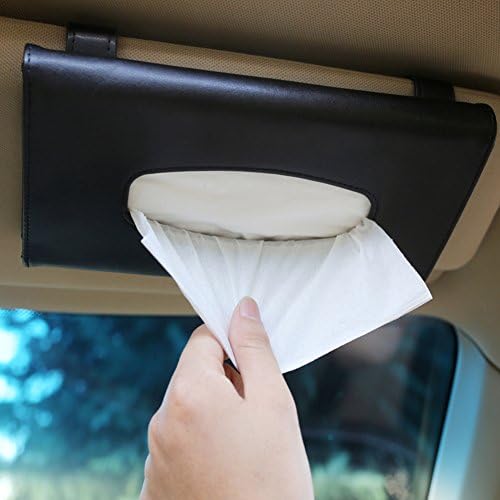 tissue box for automobile/Car car car window sun visor-mounted tray/Napkin- black