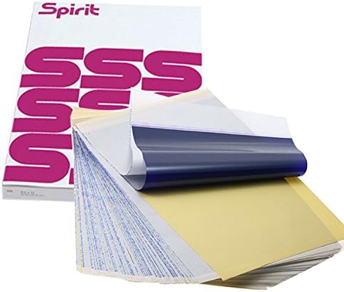 100 Sheets Thermal Tattoo Transfer Paper A4 Size Thermal Stencil Carbon Copier Paper Tattoo Accessories Tattoo Supply