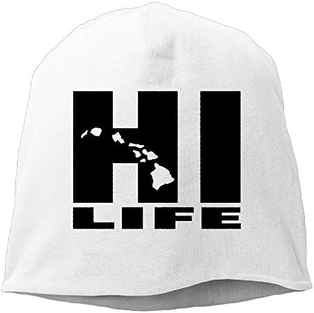 Beanies Hats Cotton Cap Knit Hat/Cap For Men Or Women Unisex - Hawaii Hi Life Beautiful Art