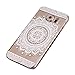 S6 Case,Samsung Galaxy S6 Case,Campanula Mandala Floral Dream Catcher Case Cover for Samsung Galaxy S6