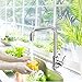Kitchen Faucet NO.16 LOVER Commercial Utility Stainless Steel Single Handle Kitchen Sink Faucets Brushed Nickel Modern Hot and Cold for Kitchen Sink Faucet and Bar/RV Kitchen Faucets