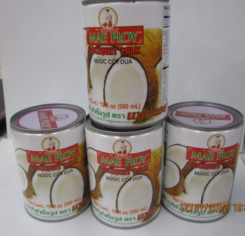 Mae Ploy Coconut Milk Pack of 4 Cans 560 Ml Ea.