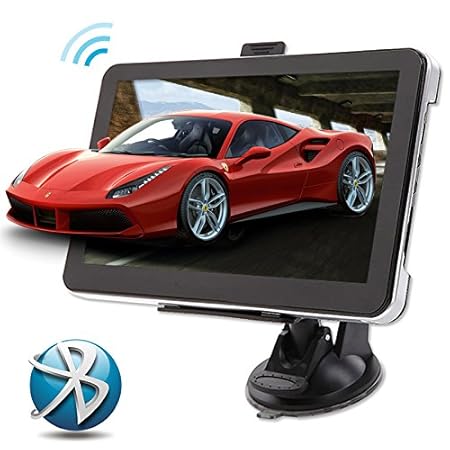 Noza Tec GPS-Navigationsgerät fürs Auto, mit lebenslang aktualisierten Straßenkarten für UK und EU, ca. 18 cm (7 Zoll)