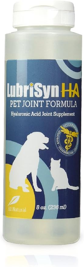 LubriSynHA Hyaluronic Acid Pet & Equine Joint Formula 16oz - All-Natural, High-Molecular Weight Liquid Hyaluronan - Joint Support for Horses, Dogs, Cats - Promotes Healthy Joint Function, Made in USA : Horse Nutritional Supplements And Remedies : Pet Supplies