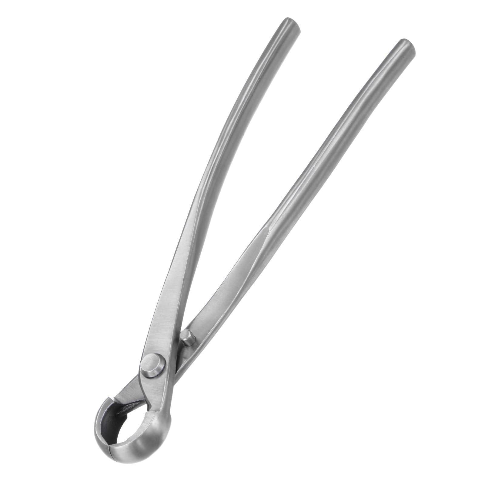 M METERXITY Bonsai Tool - 8.3 Inch Stainless Steel Knob Cutter, Bonsai Tree Plants Modeling Tools, Applying to Gardening Pruning Knobs/Tumors (210mm, Silver)