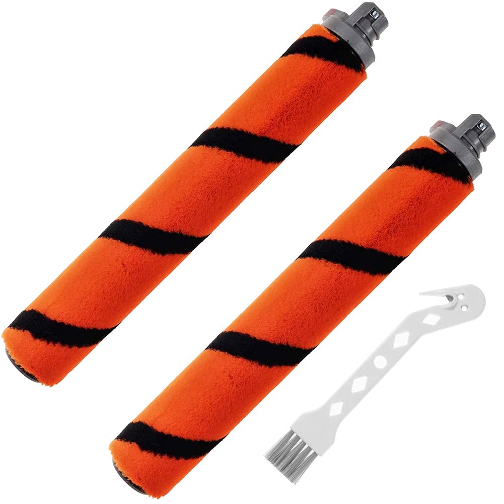 Photo 1 of Ytaland Soft Brush Roll Replacement Compatible with Shark Flex DuoClean HV390, HV391, HV392, IC205 IF200 IF201 IF202 IF203Q IF205 IF251 IF252 IF281 IF282 IF285 IR141 IR142 UF280 Vacuum (2 Pack)
