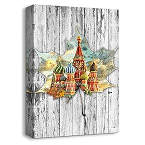 Canvas Wall Art Antique Building Pop-up...
