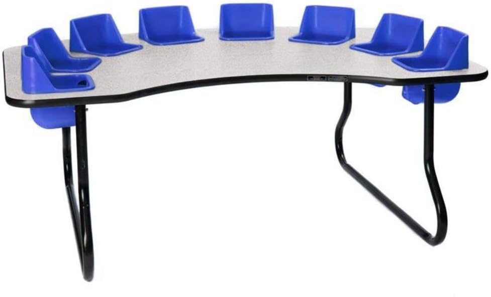 table with baby seats built in