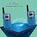 Zomei T388 2Pcs Mini Walkie Talkie 3-5KM Range 22-Channel FRS/GMRS UHF Two-Way Radios Coloful Walkie-Talkie For Kids(Blue)