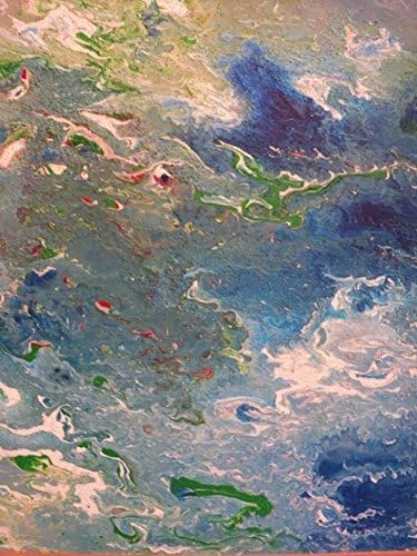 Inquietude II - Original Acrylic & Pumice Gel on Panel Canvas 10" X 8" (Frame 14" X 11" X 5/8")