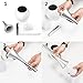 Shari Toilet Bowl Brush Stainless Steel Ball Holder - Swan(Silver)