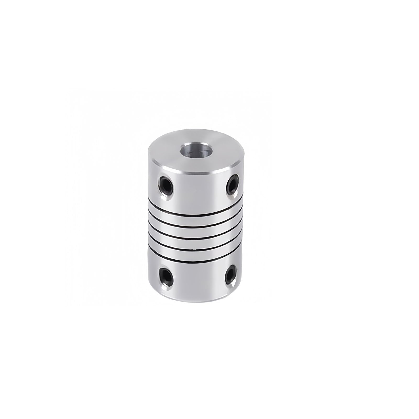Flexible Coupling 4mm to 6.35mm Aluminum Alloy Shaft Coupler 3D Printer Motor Joint Connector D19xL25