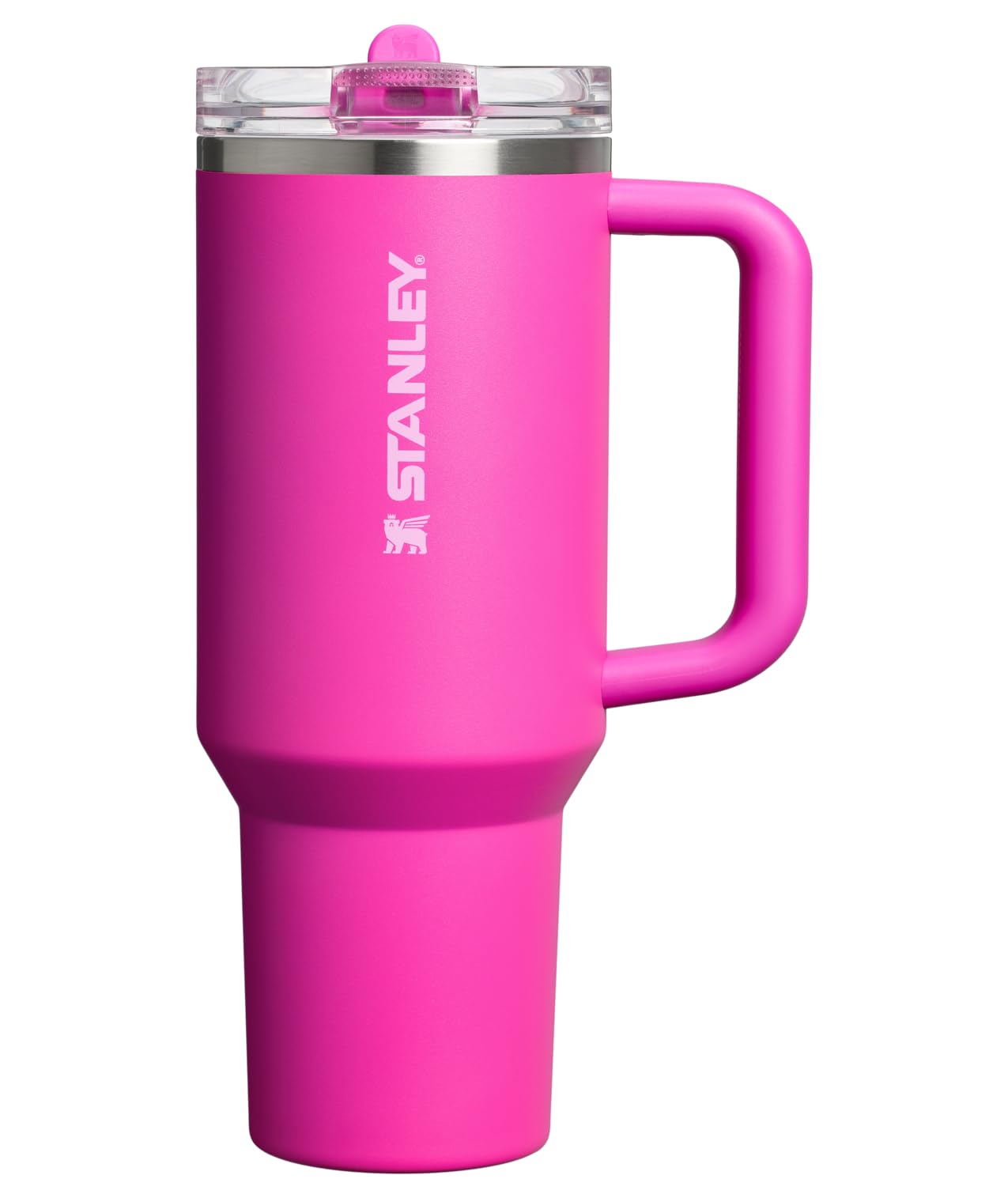 Photo 1 of STANLEY Quencher ProTour Flip Straw Tumbler with Leakproof Lid 40 oz | Built-In Straw and Handle | Cup Holder Compatible for Travel | Insulated Stainless Steel Cup | BPA-Free | Violet Blossom