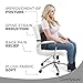 ComfySure Memory Foam Back Cushion - Lumbar Support Backrest Pillow with Dual Adjustable Straps - Soft and Comfortable - Relieves Lower Back Pain and Pressure