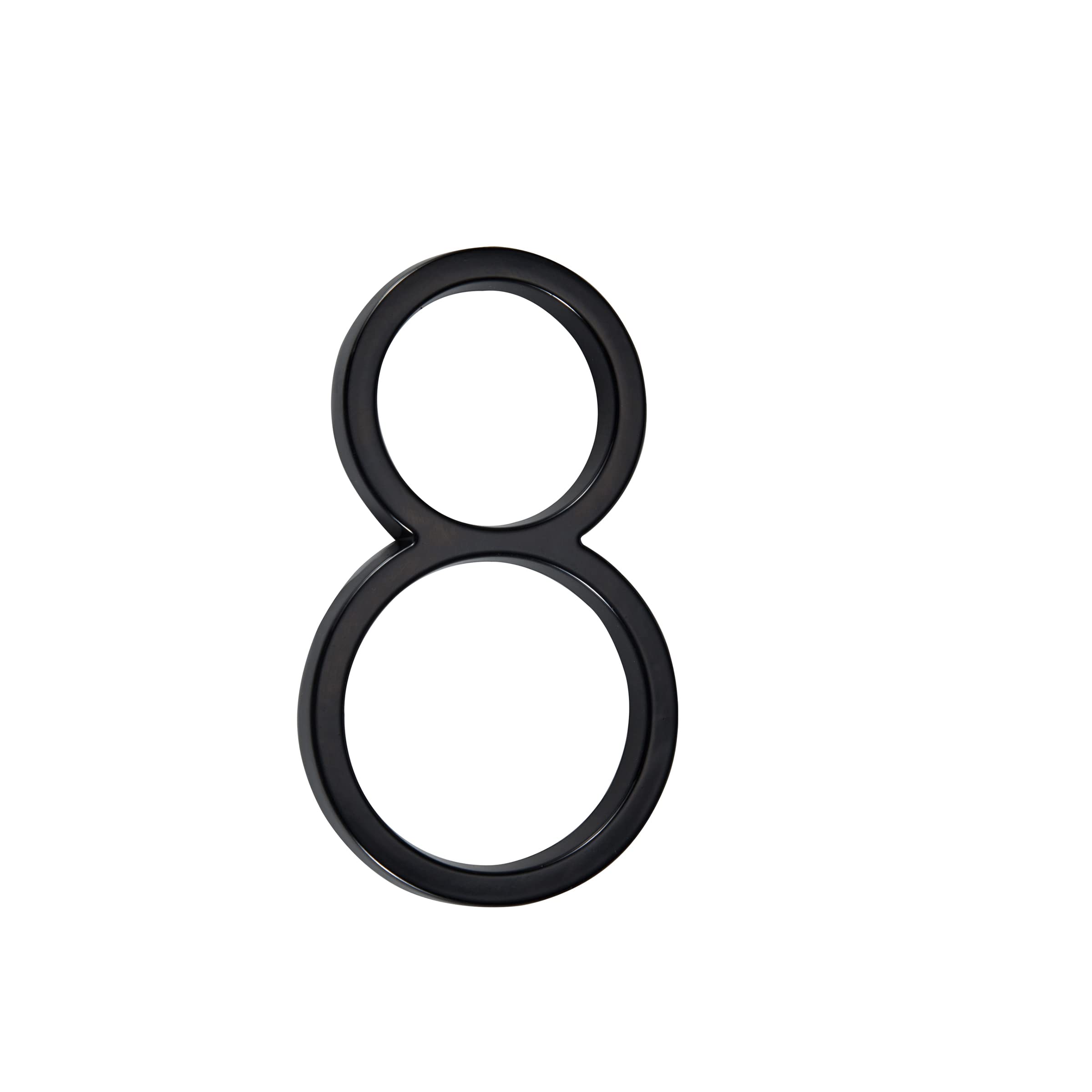 nanlyiau Floating house numbers 3D house numbers height 6in(15.5cm) black house numbers black door numbers sign large door numbers,outside door numbers(8)