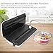 NutriChef PKVSCN2L Air Vacuum Seal Food Container - 2 Liter Capacity Kitchen Reusable Airtight Food Saver Sealer Storage Box Canister for Meal Prep, Lunch, Bread, Cereal, Keeps Food Fresh and Tasty