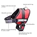 FAYOGOO Dog Vest Harness for Service Dogs, Comfortable Padded Dog Training Vest with Reflective Patches and Handle for Large Medium Small Dogs