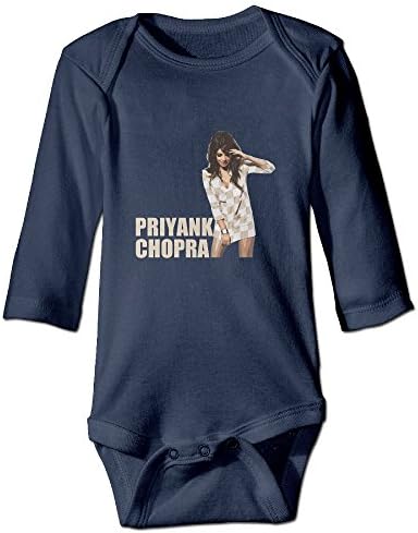 DETED Priyanka Chopra Poster Funny Baby Girls Boys Romper Jumpsuit Size18 Months Navy
